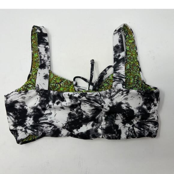 Maaji Reversible Tie Printed Bikini Top Size Small - Picture 2 of 5